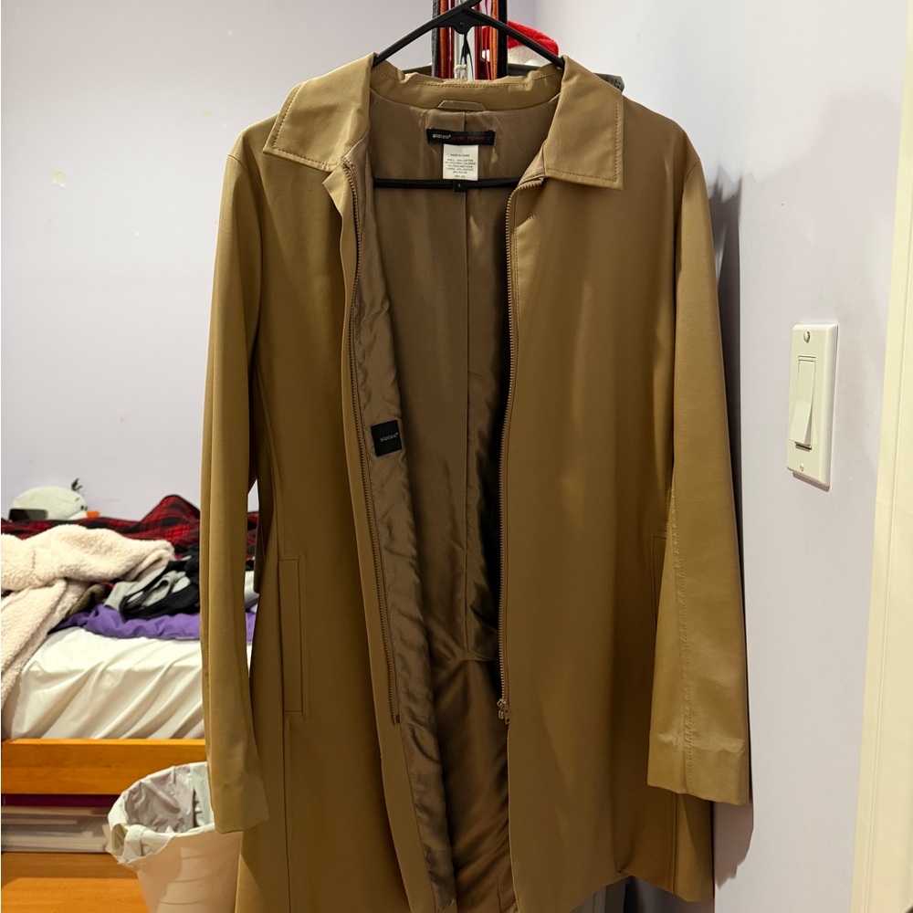 Classic Tan Trench Coat for Men